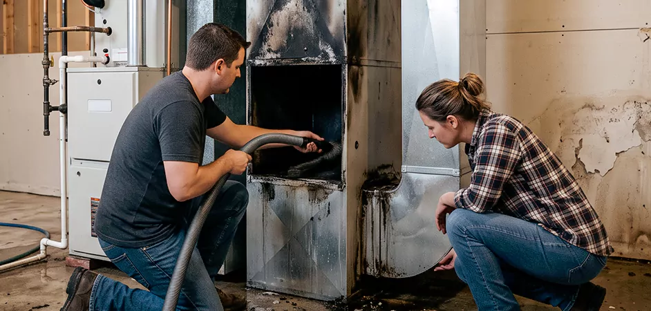 Fire and Flood Duct Restoration in Brownsville, TX