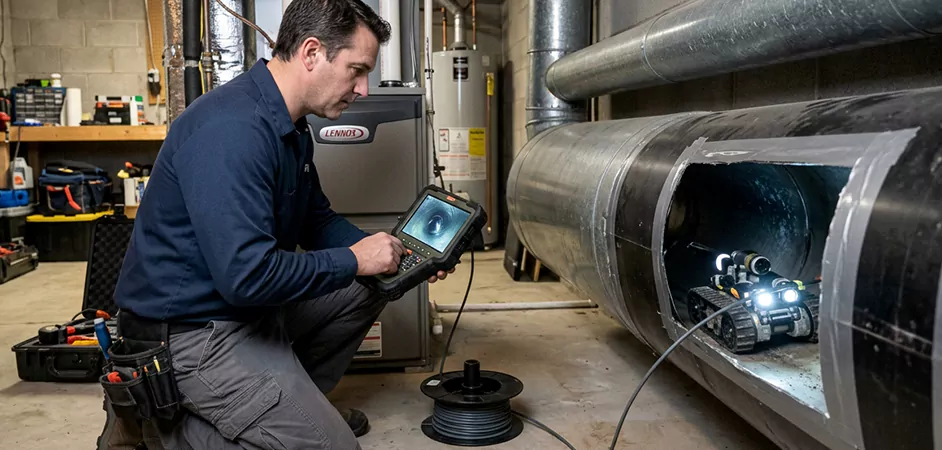 Robotic Duct Inspection in Brownsville, TX