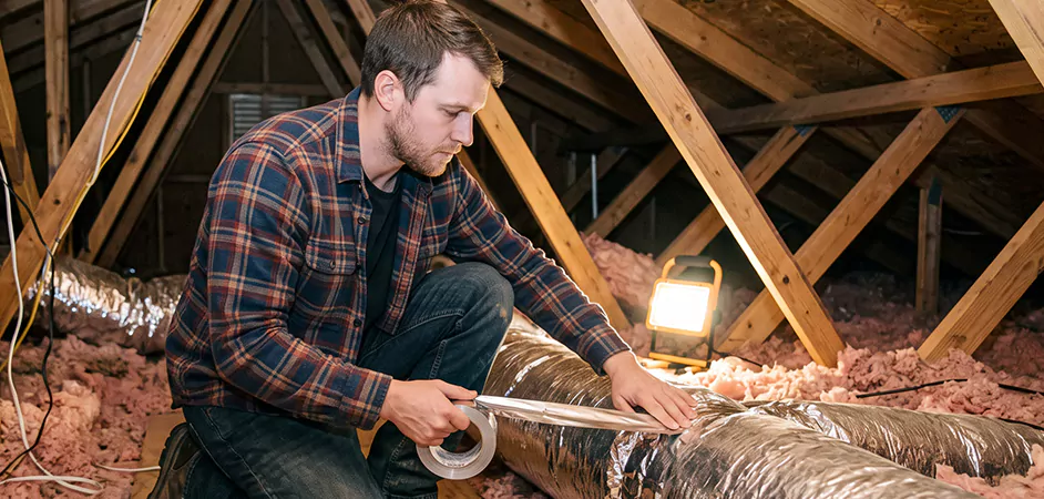 Attic Duct Sealing and Insulation in Brownsville