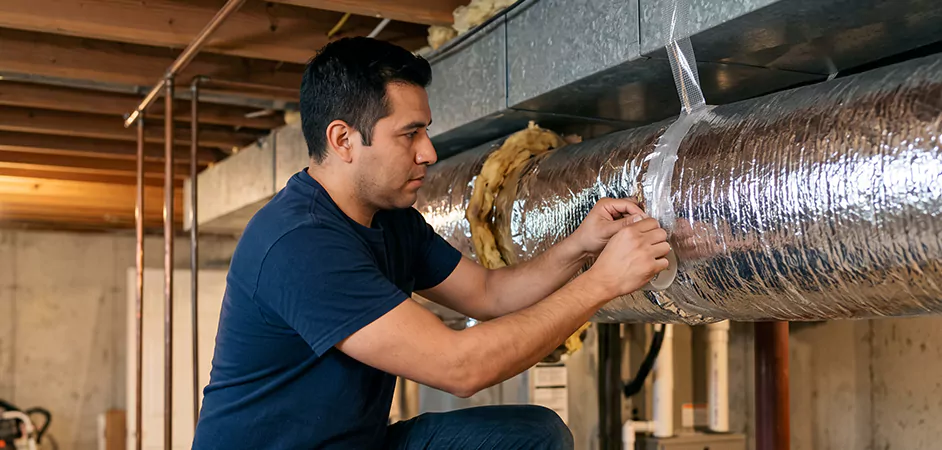 Duct Insulation Upgrade in Brownsville