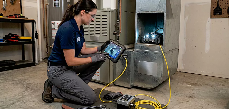 Robotic Duct Inspection in Brownsville